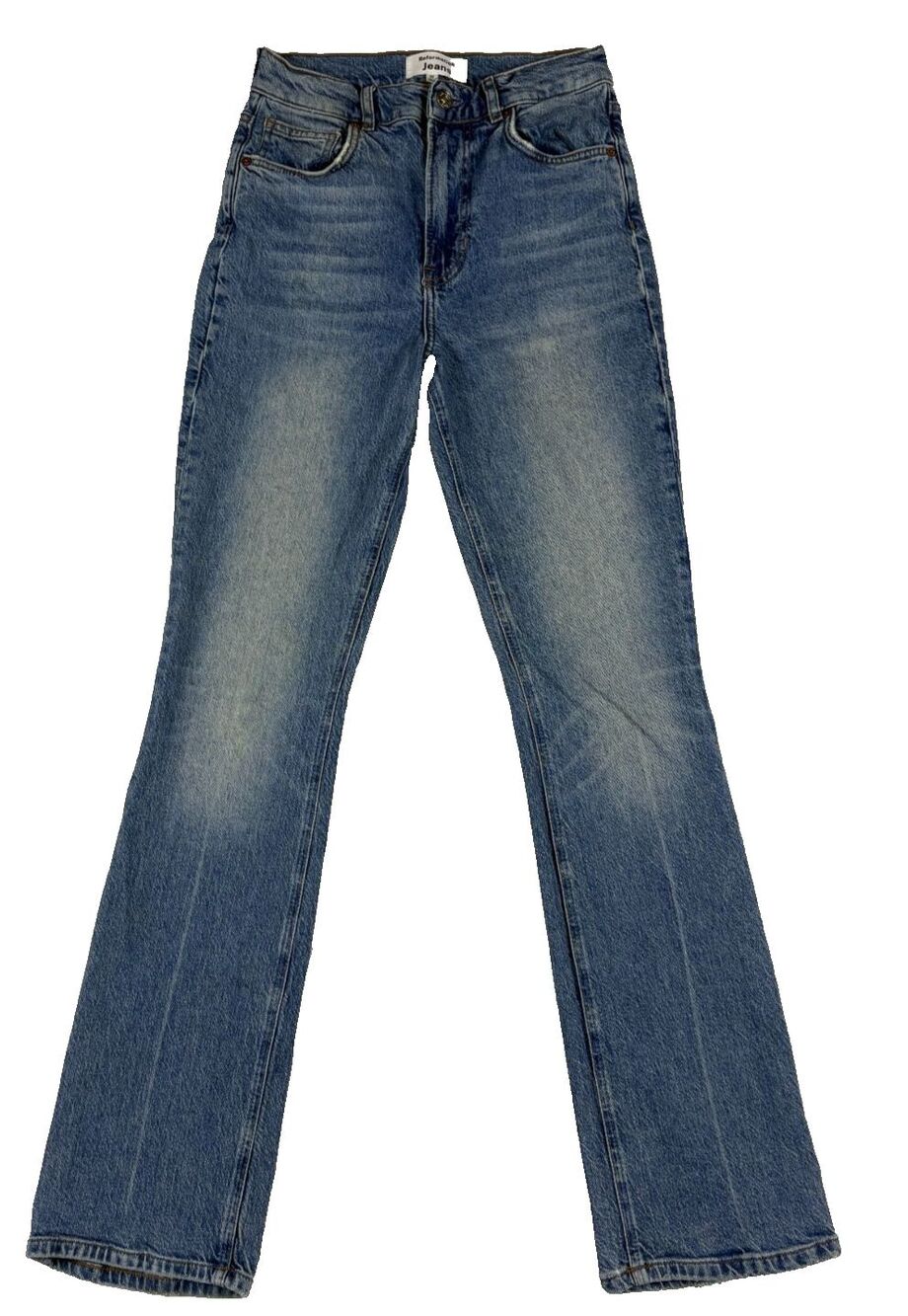 Reformation Peyton Jeans Womens 26 High Rise Bootcut Medium Wash 32.5 Inseam